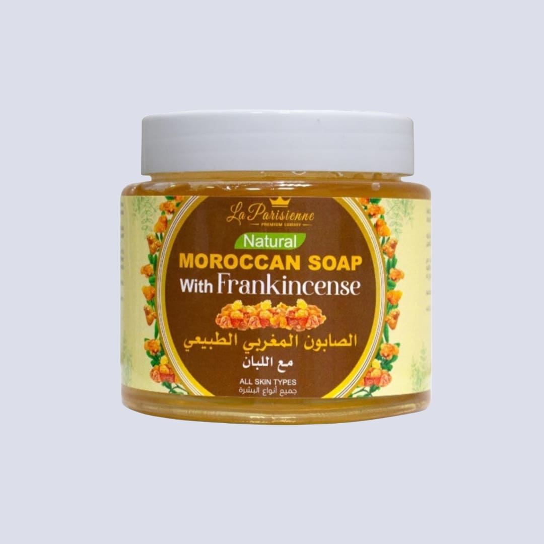 صابون أسود مغربي بخلاصة لبان الدكر