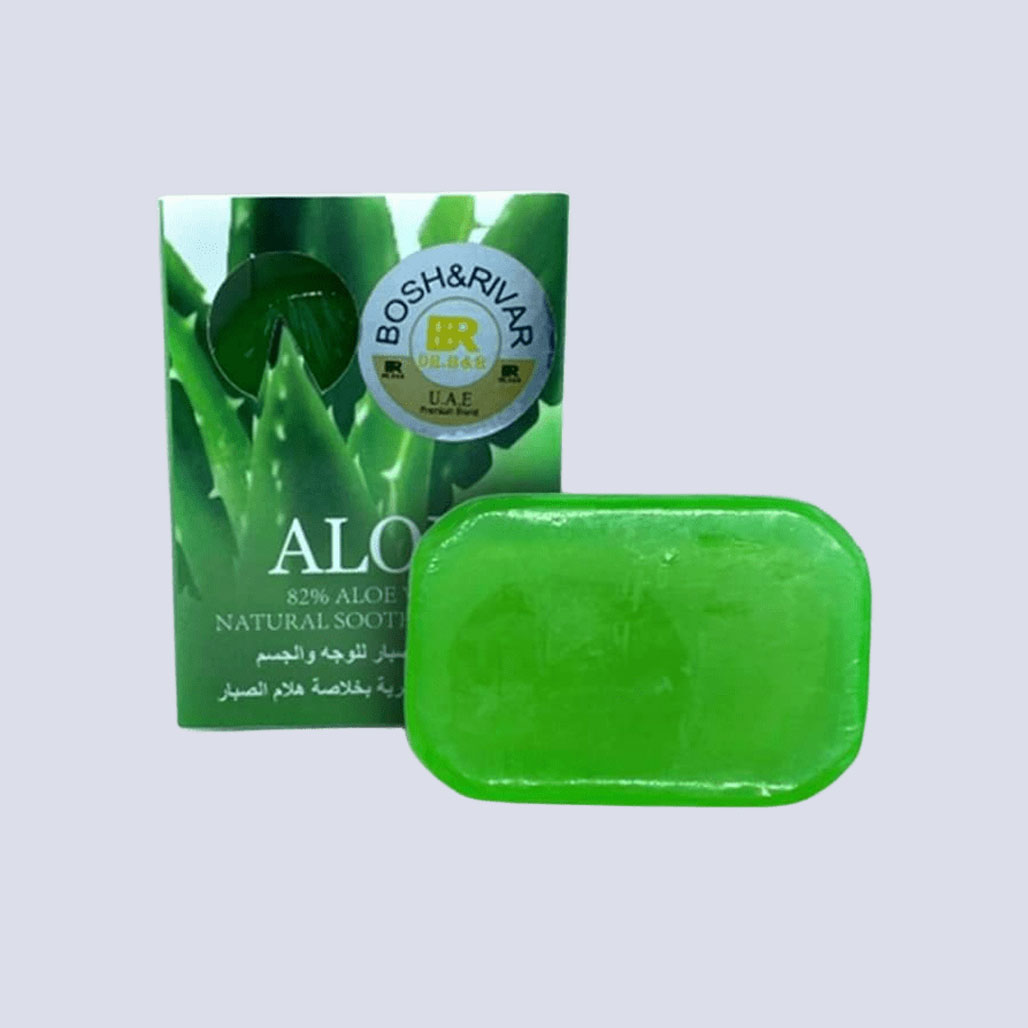 Aloe Vera Natural Face and Body Soap – 82% Aloe