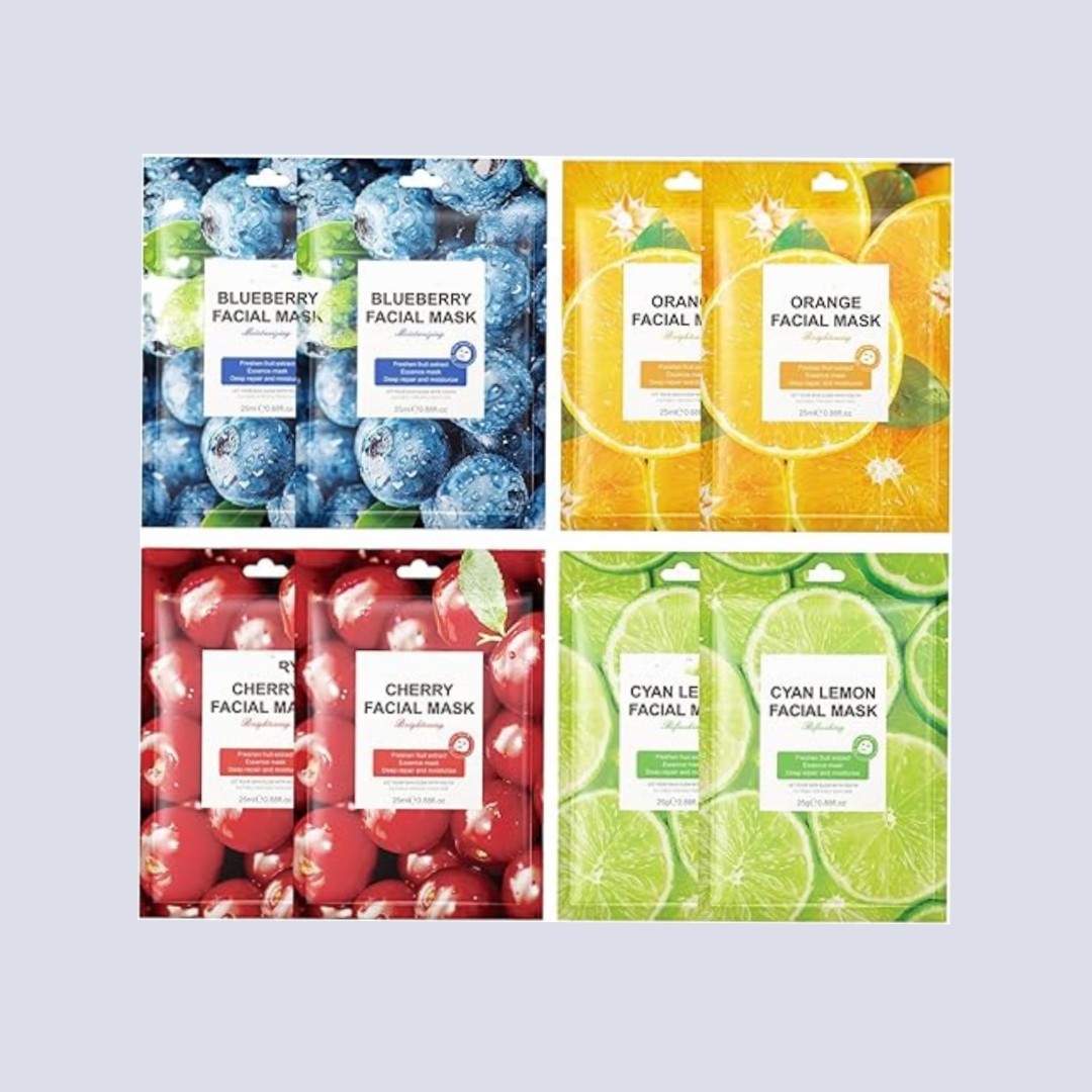 MMOOUP Fruit Extract & Collagen Sheet Masks