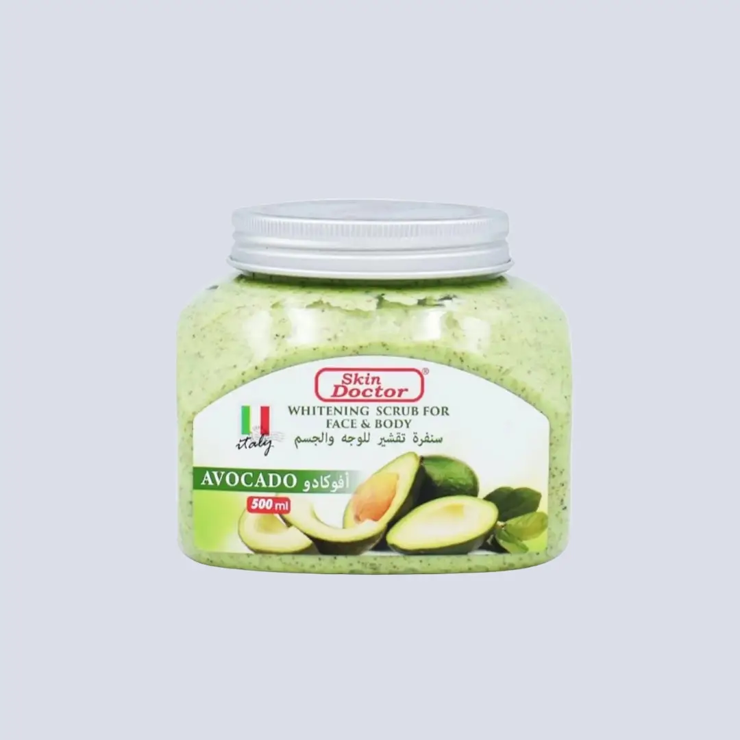 Skin Doctor Avocado Brightening Scrub for Face & Body (500ml)