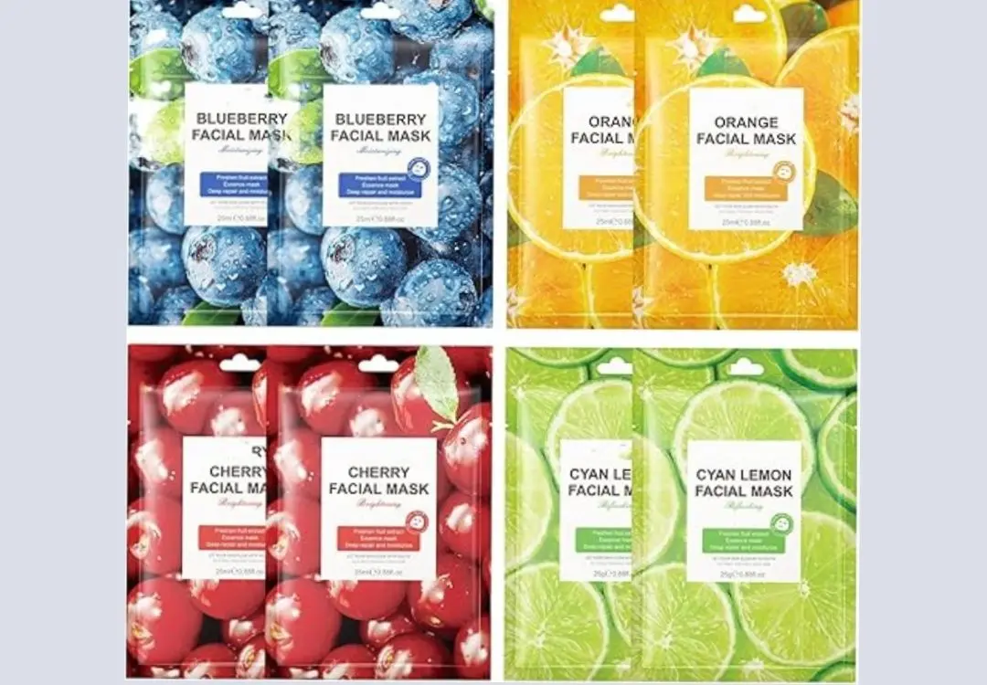 أقنعة MMOOUP الورقية بخلاصة الفواكه والكولاجين