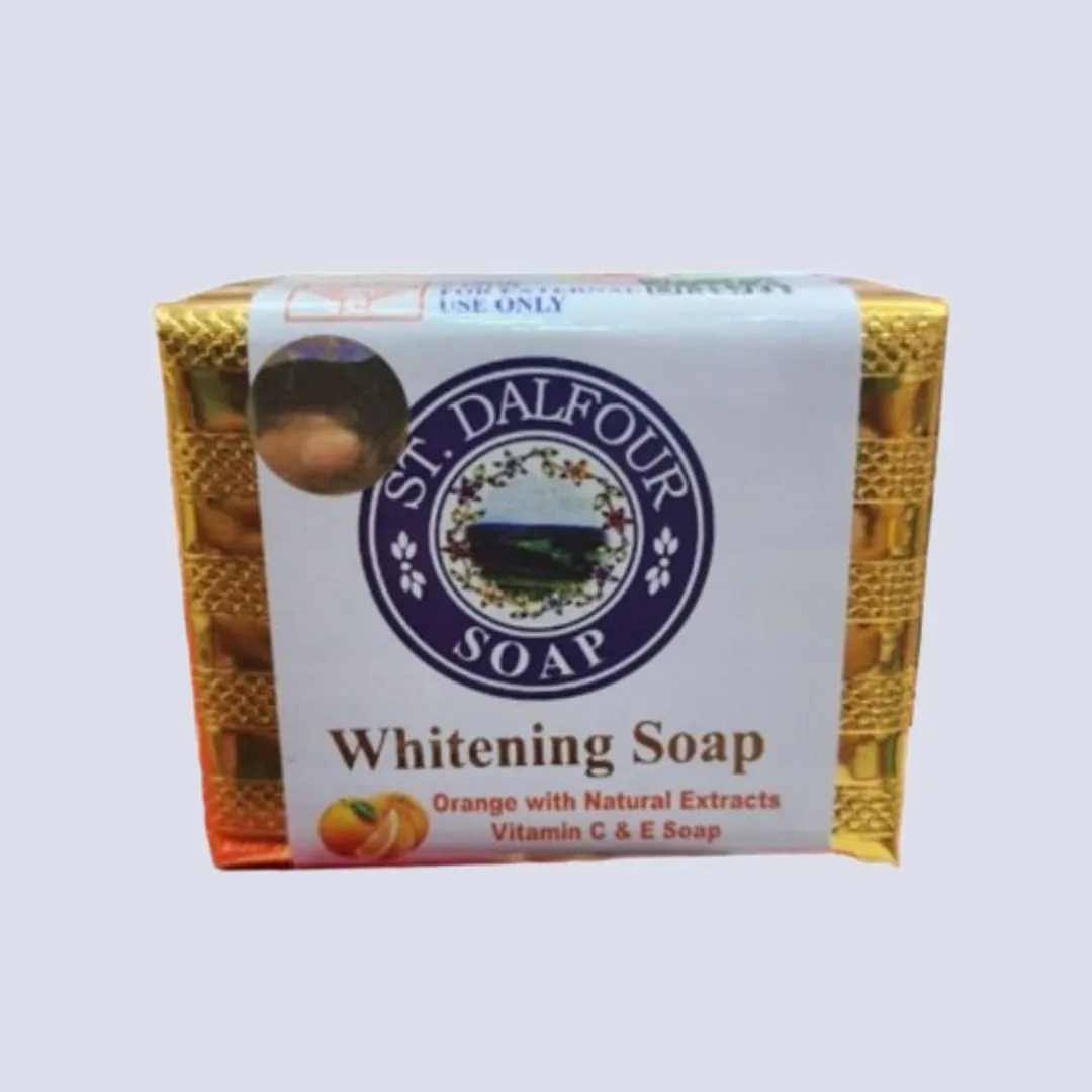St Dalfour Orange Whitening Soap with Vitamins C & E