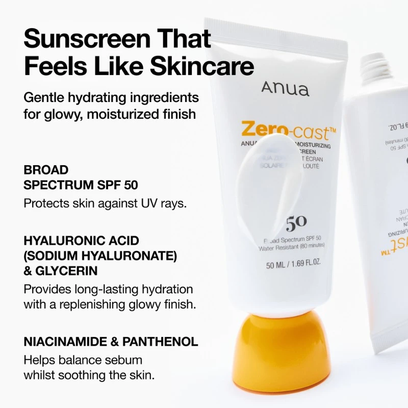 Anua Zero-cast Moisturizing Finish Sunscreen (1)