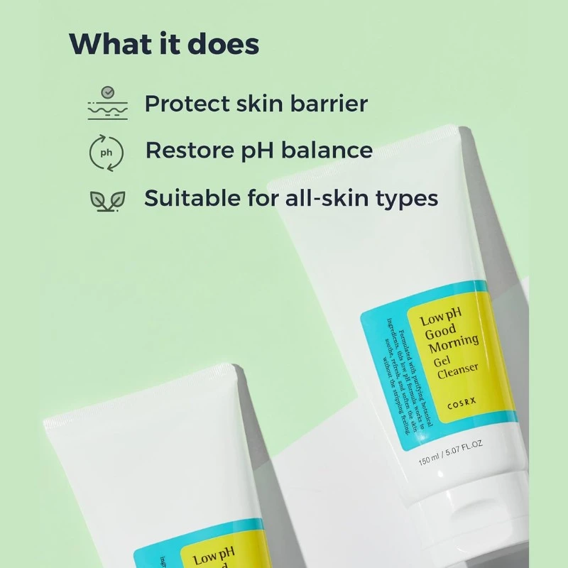 COSRX Low pH Good Morning Gel Cleanser (150ml) (5) COSRX Low pH Good Morning Gel Cleanser (150ml) (5)