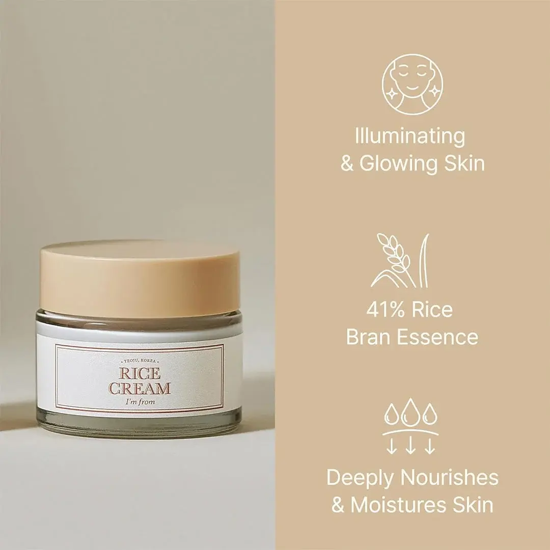 I'm from Rice Cream - Nourishing & Illuminating Skin Care (50g) (2)