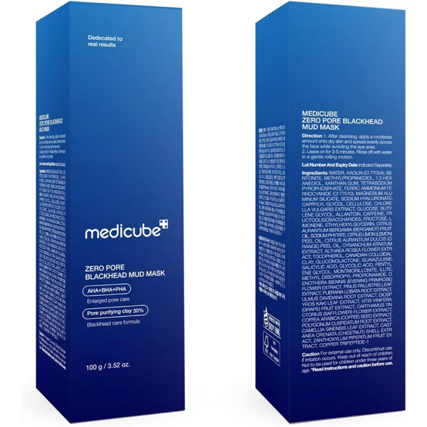 Medicube Zero Pore Blackhead Mud Facial Mask 3 Medicube Zero Pore Blackhead Mud Facial Mask