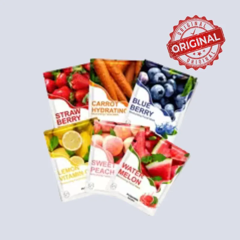 Puqianna Fruit Extract Moisturizing Sheet Mask (1)