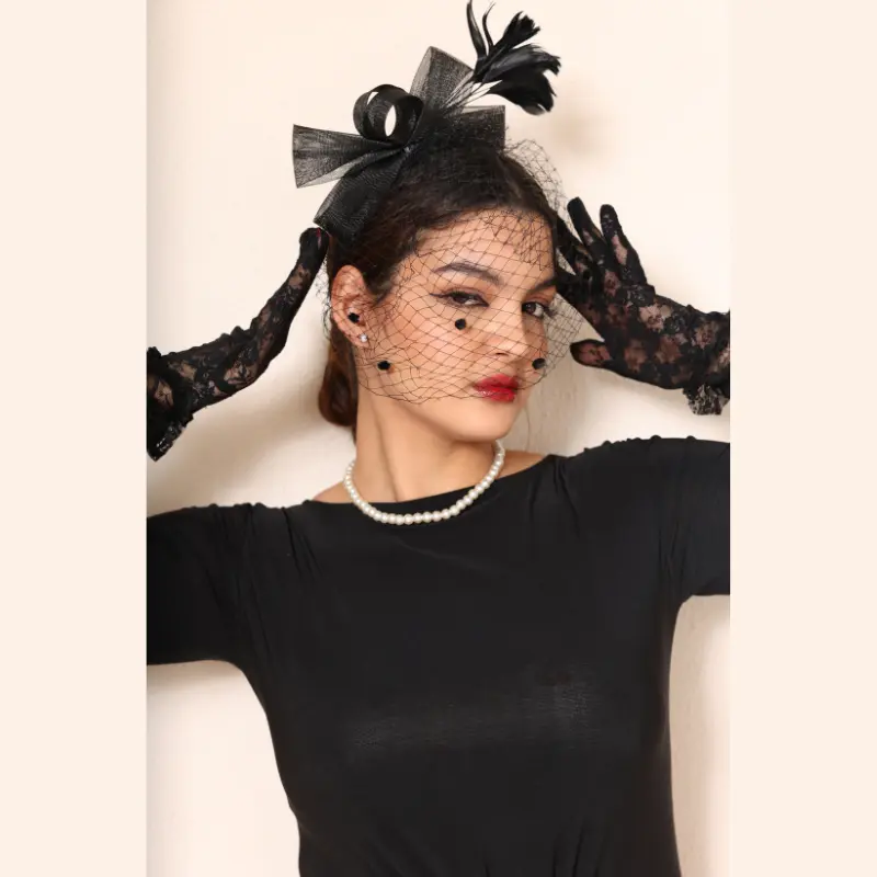 Long-Sleeve Lycra Dress with Front Ruching Black (1) Long-Sleeve Lycra Dress with Front Ruching Black (1)