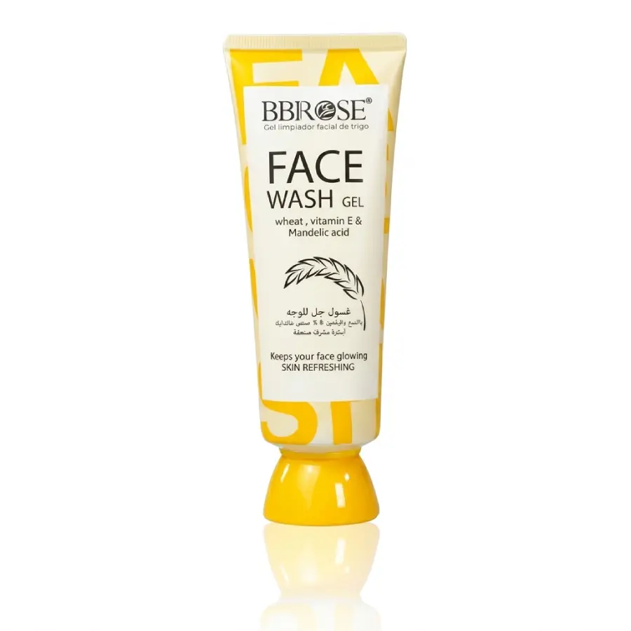 BBROSE Wheat, Vitamin E & Mandelic Acid Face Wash Gel - 100ml